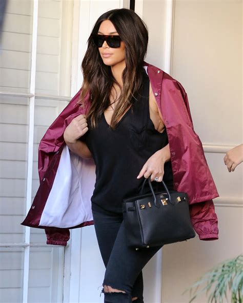 kim kardashian hermes bag